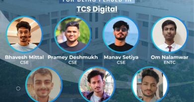 Seven Students receive TCS Digital Offer