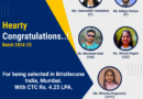 Five Students got placed in Bristlecone India Limited, Mumbai