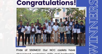 🚩 Proud Moment for SSGMCE! NCC Achievements