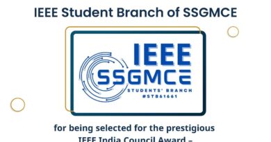 🎉 Proud Moment for IEEE SSGMCE! 🎉
