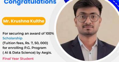 Excellence Recognized: ₹7.5 Lakh Full Scholarship for Aegis AI & Data Science P.G. Program